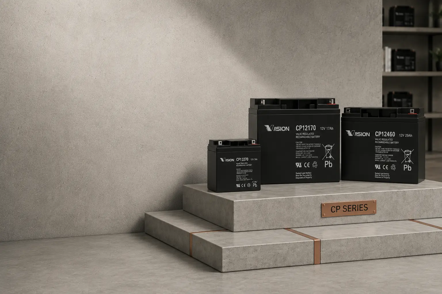 CP Series VRLA batteries for reliable power backup